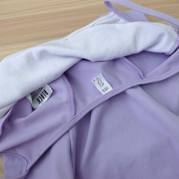 BLOCH‎ Leotard Girls 12 Purple One Piece Ballet Dancewear Heart Cami Ballerina - Picture 7 of 10